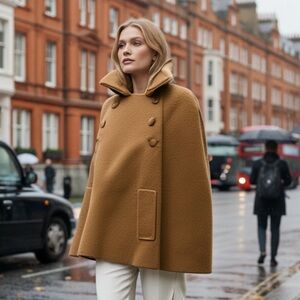 Vintage Camel Hair Cape